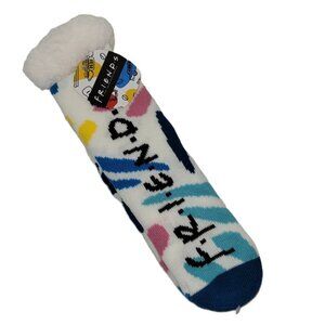NWT Friends The Television Series Women's Slipper Grip Padded Socks